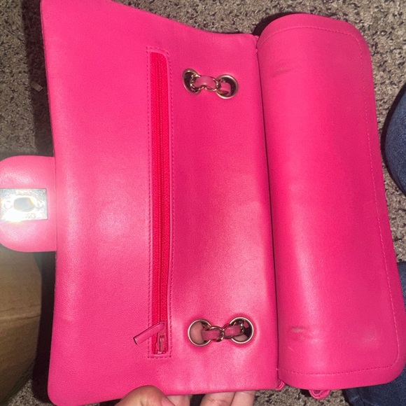 Chanel Hot Pink Quilted Shoulder Bag AUTHENTIC - Picture 8 of 8